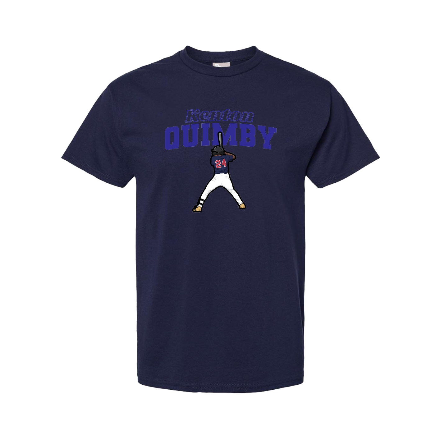 Youth Tee — Name Arch in Navy