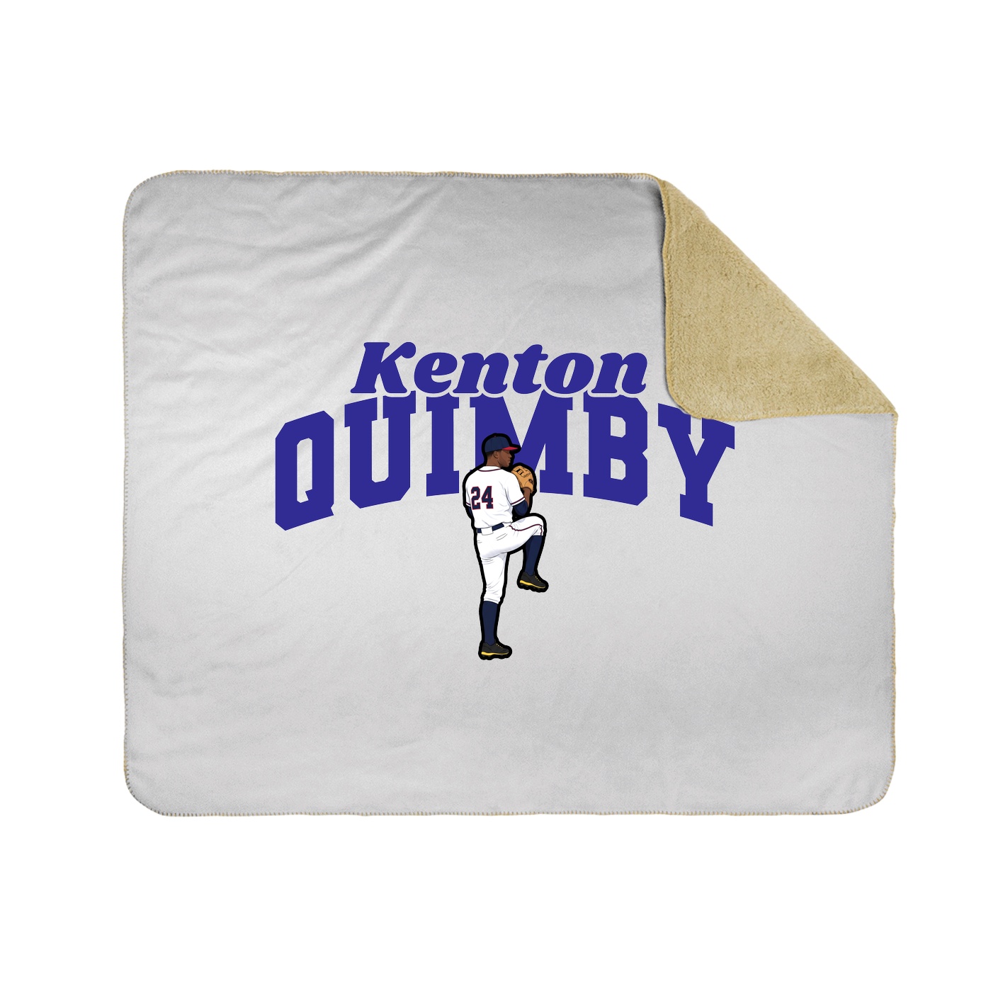 Throw Blanket — Signature Arch in White