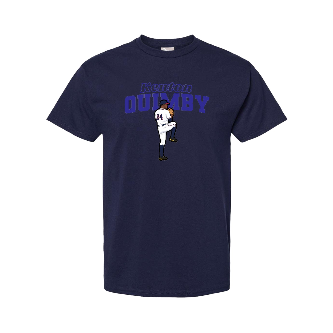 Youth Tee — Name Arch in Navy