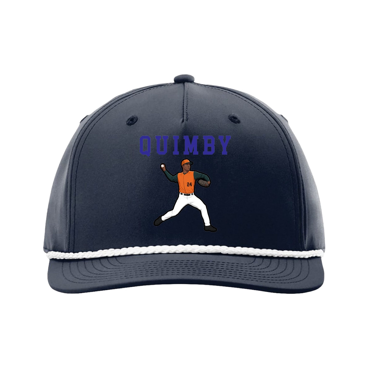 Five-Panel Classic Rope Cap — Shirsey in Navy