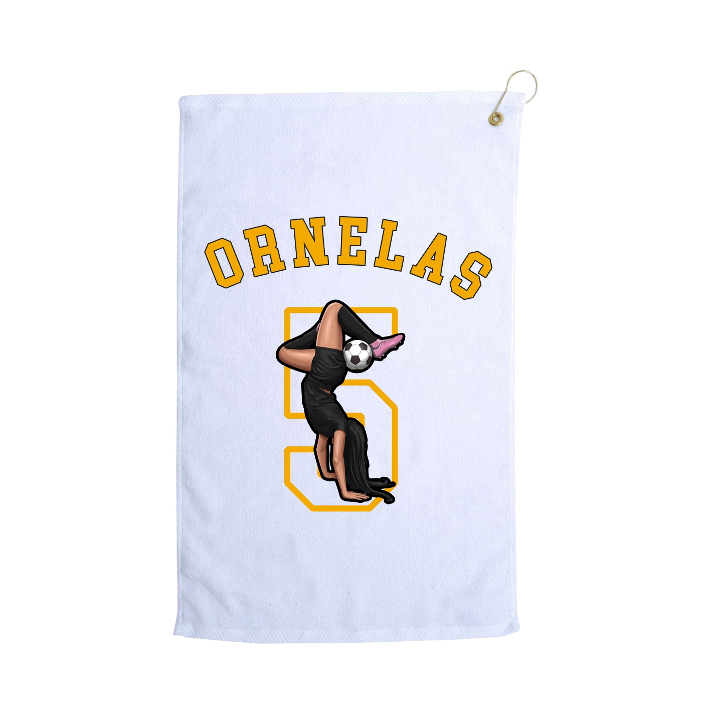 Golf Towel — Shirsey Arch in White