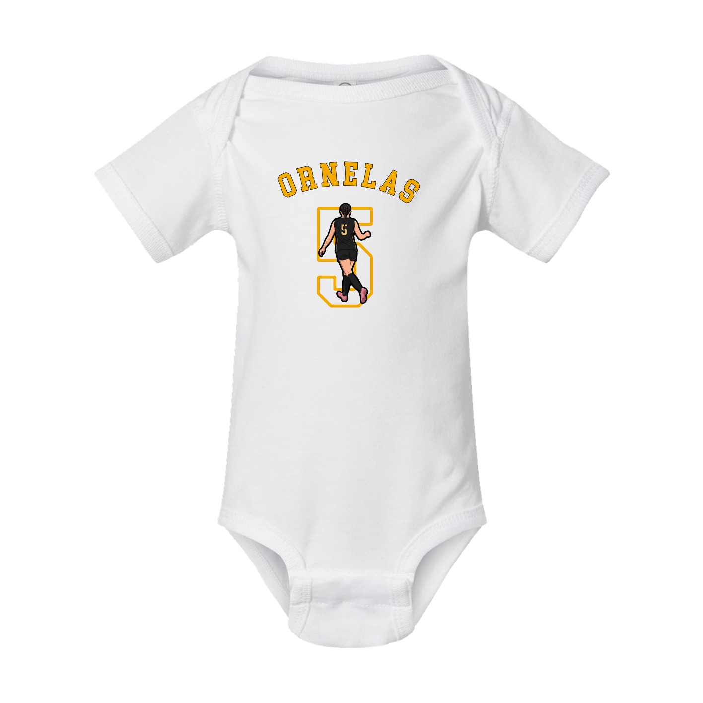 Baby Onesie — Shirsey Arch in White