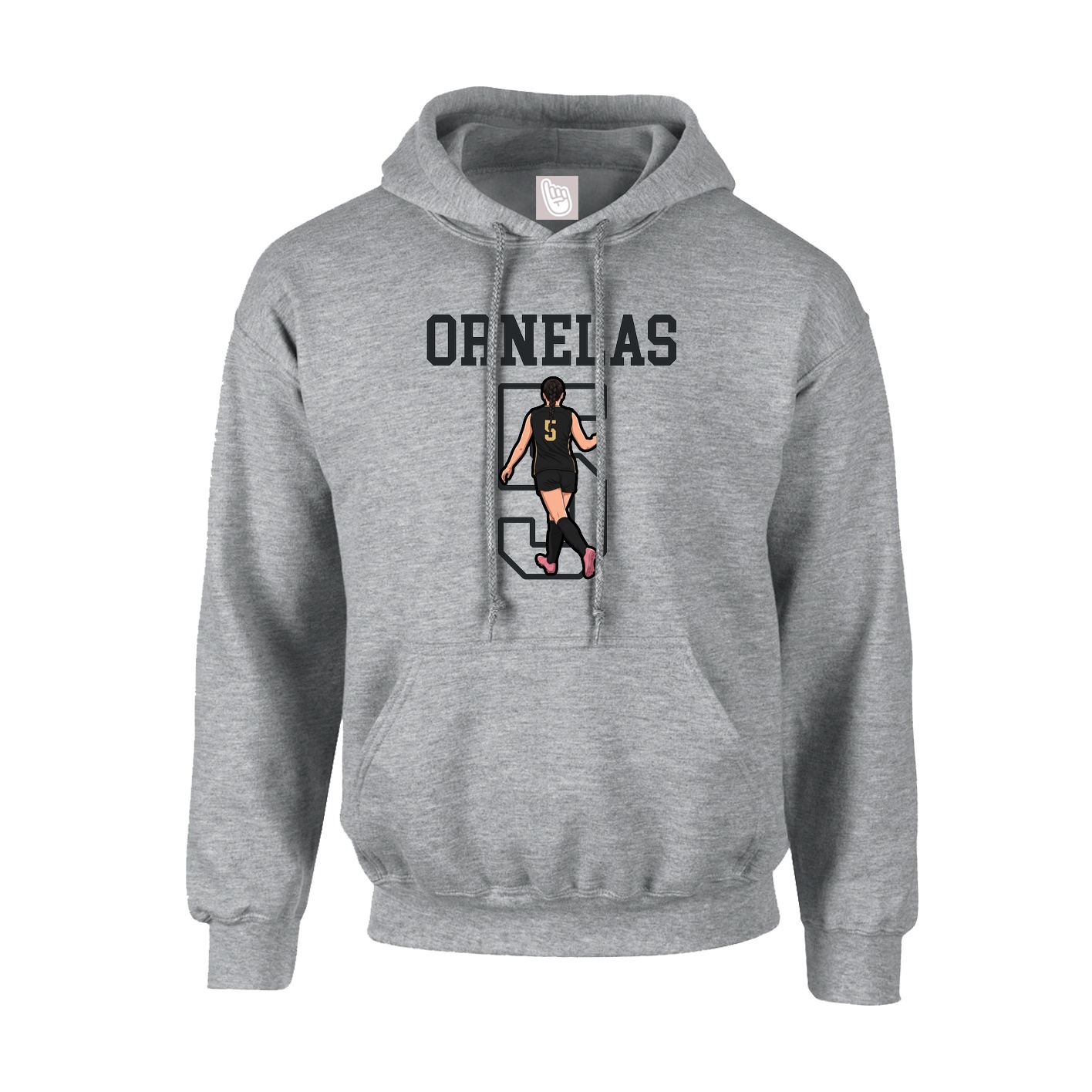 Hoodie — Shirsey in Grey
