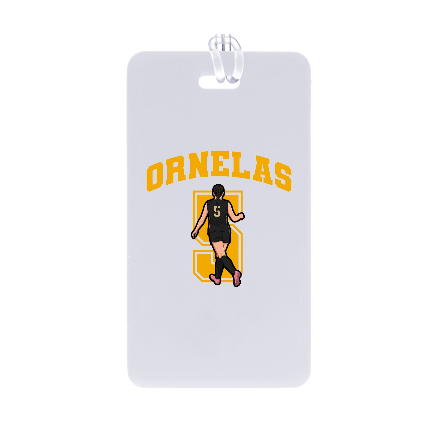 Bag Tag — Number in Classic