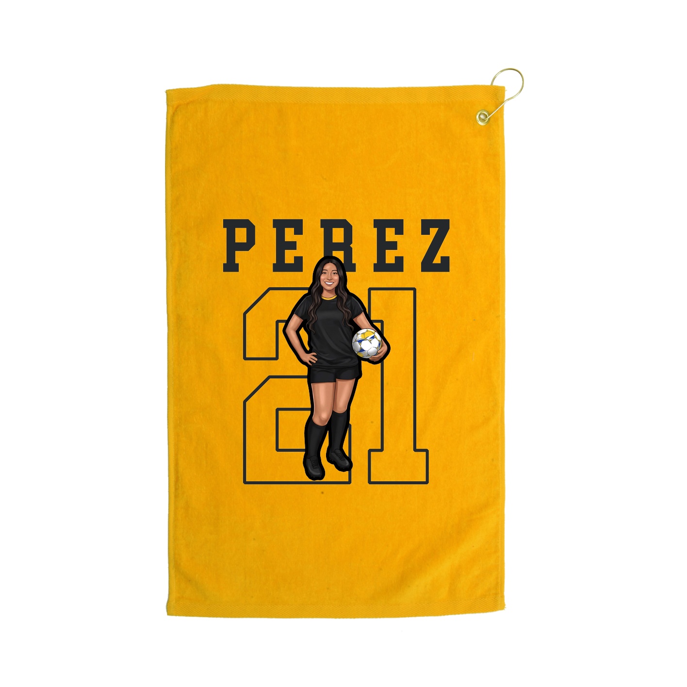 Golf Towel — Shirsey in Gold