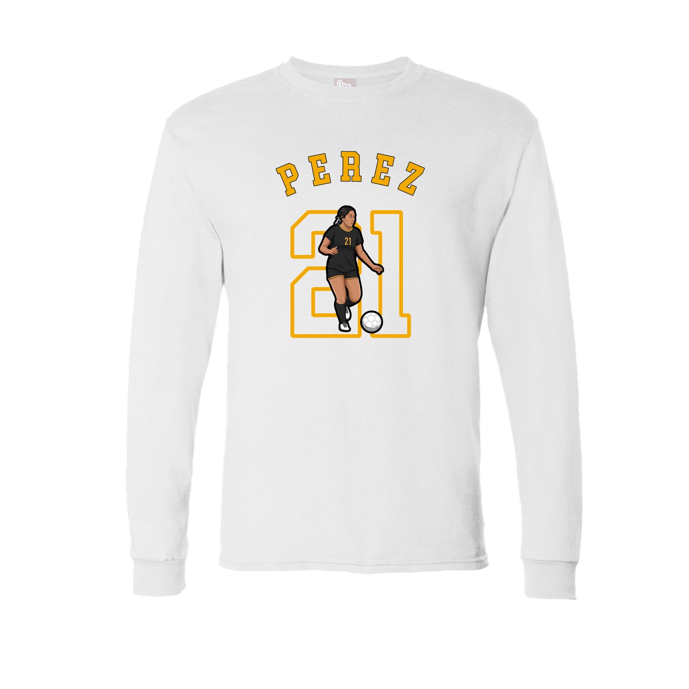 Long Sleeve Tee — Shirsey Arch in White