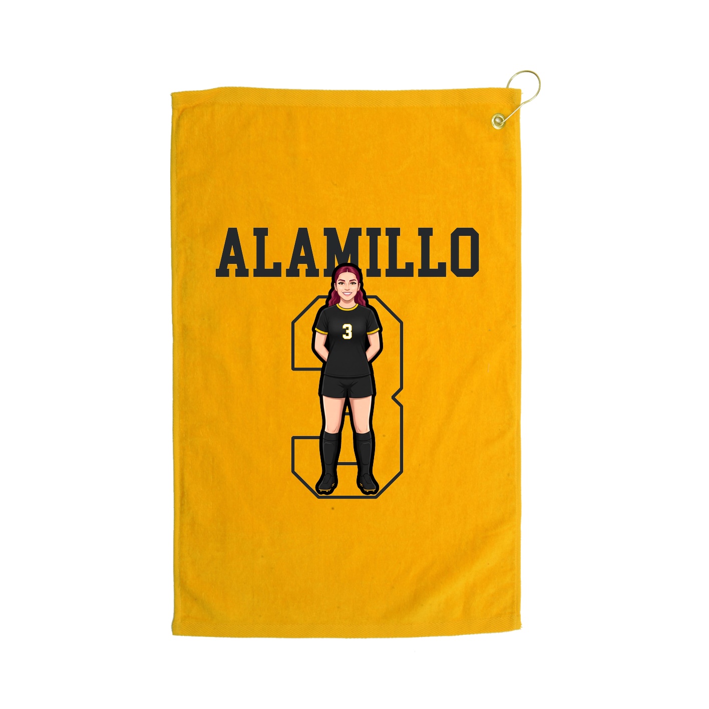 Golf Towel — Shirsey in Gold