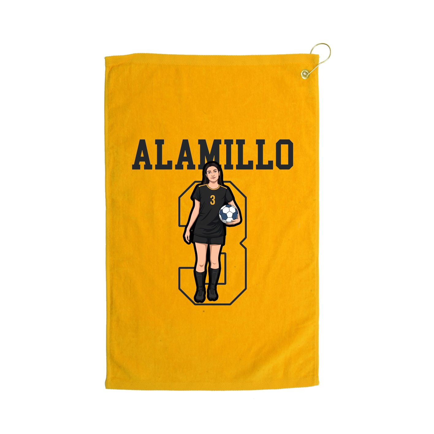 Golf Towel — Shirsey in Gold