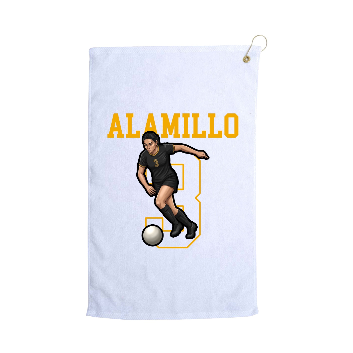 Golf Towel — Shirsey in White