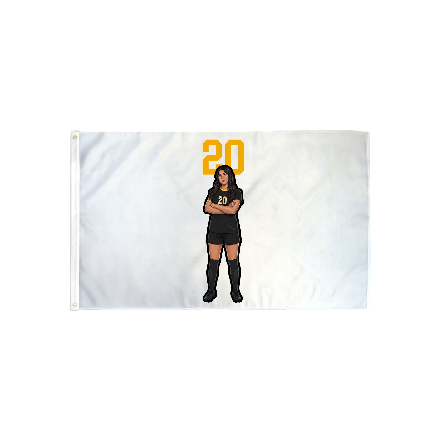 3x5 Flag — Number Top in Classic