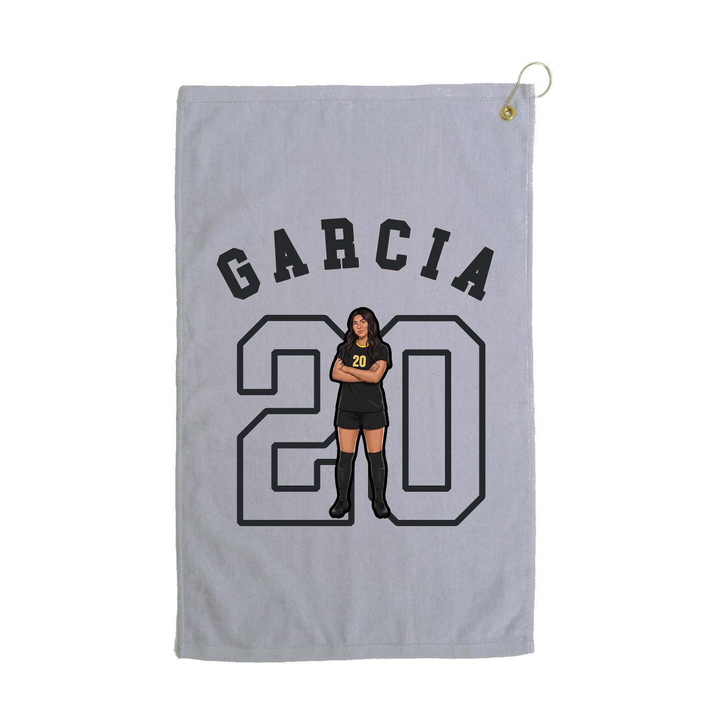 Golf Towel — Shirsey Arch in Grey