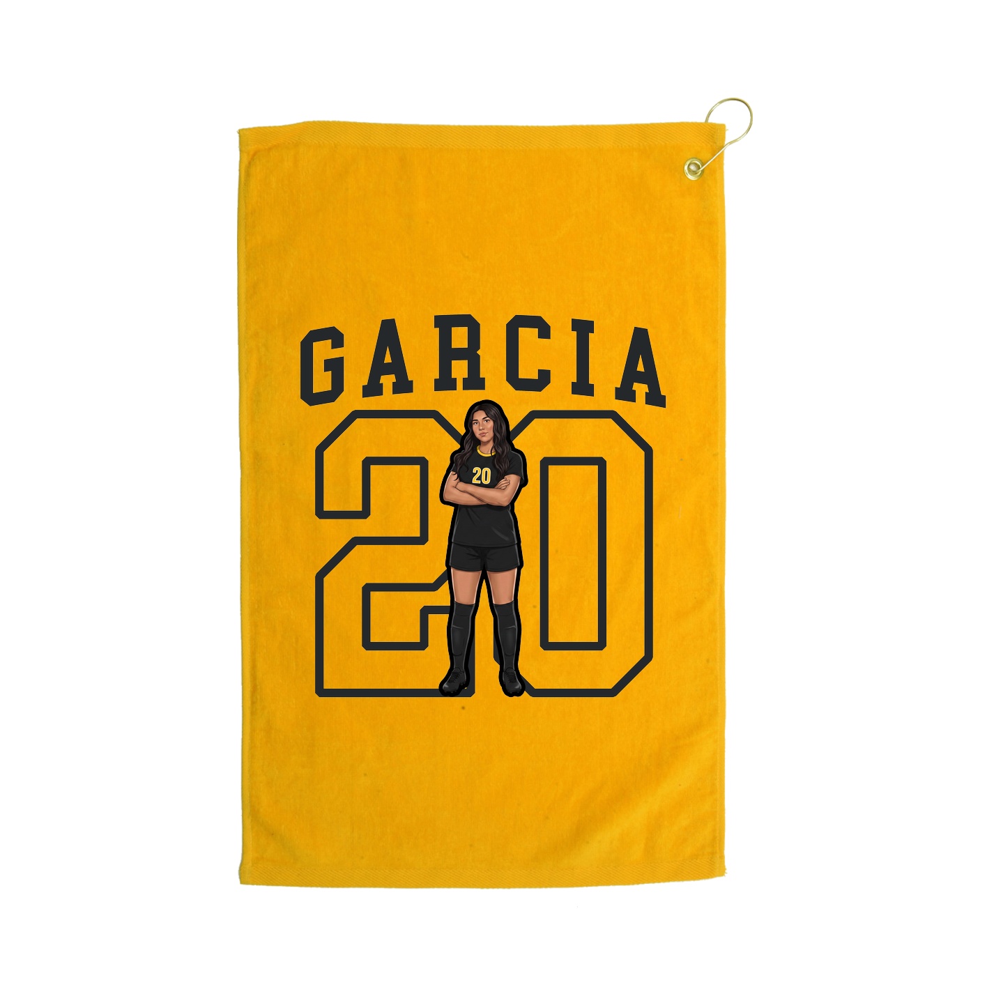 Golf Towel — Shirsey in Gold