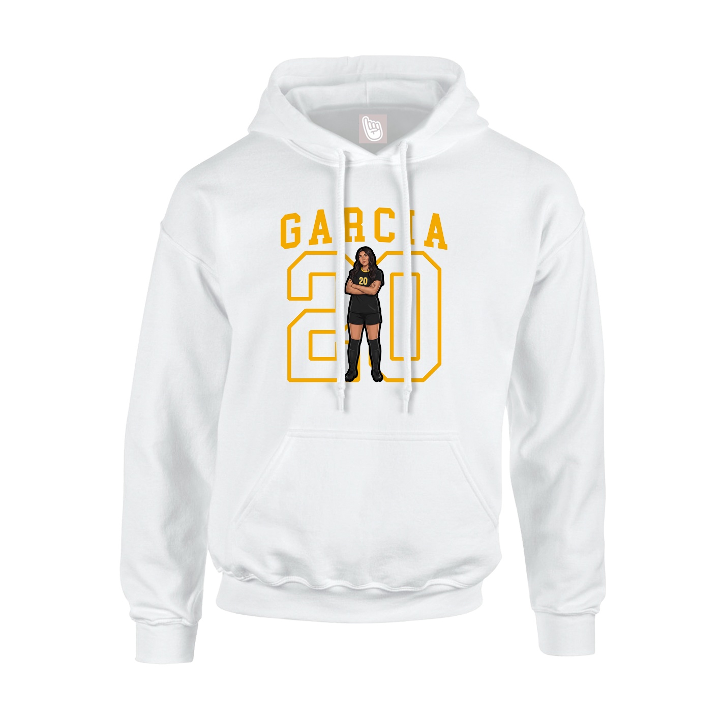 Hoodie — Shirsey in White