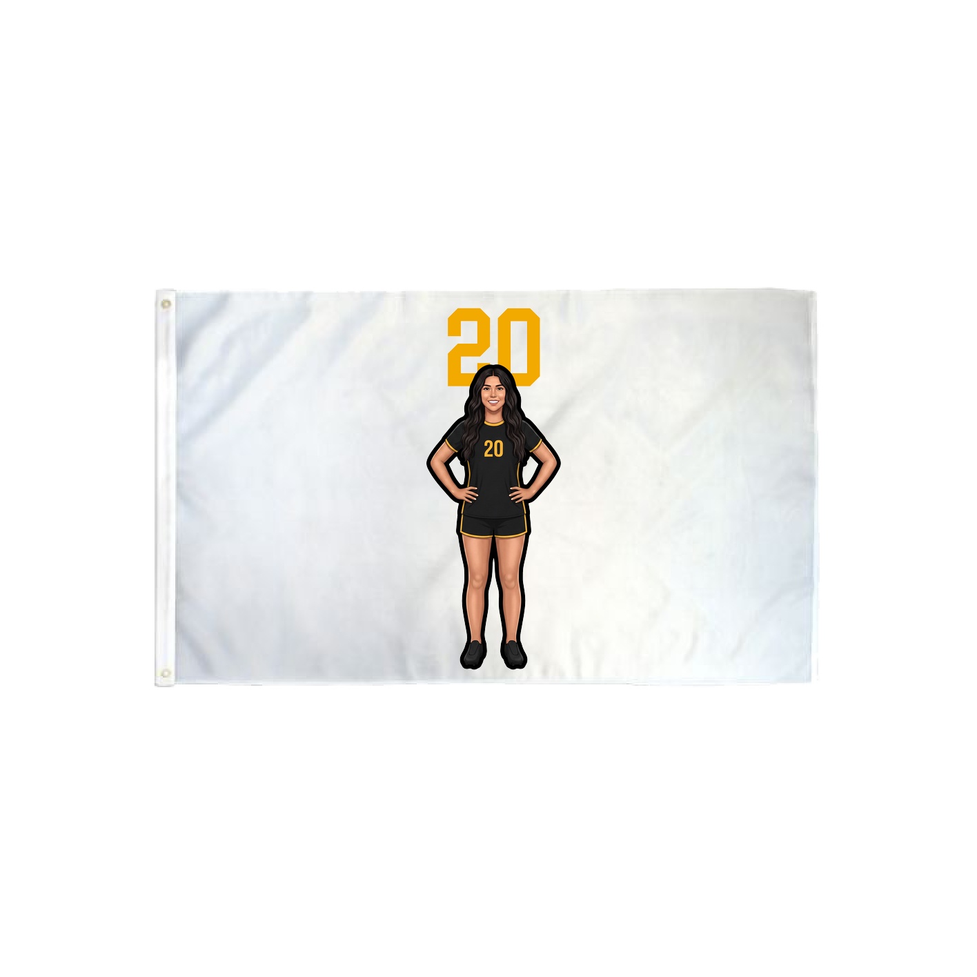3x5 Flag — Number Top in Classic