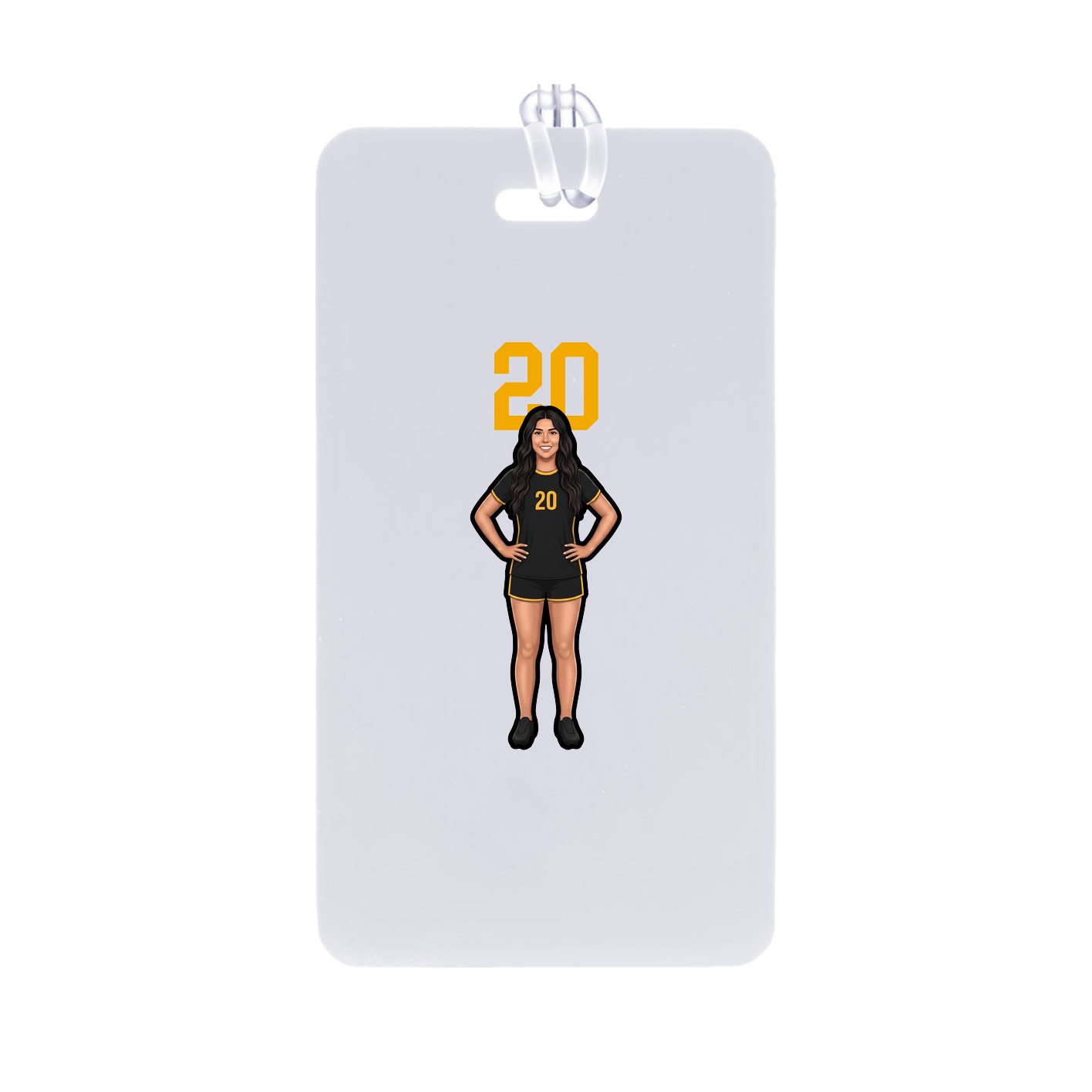 Bag Tag — Number Top in Classic