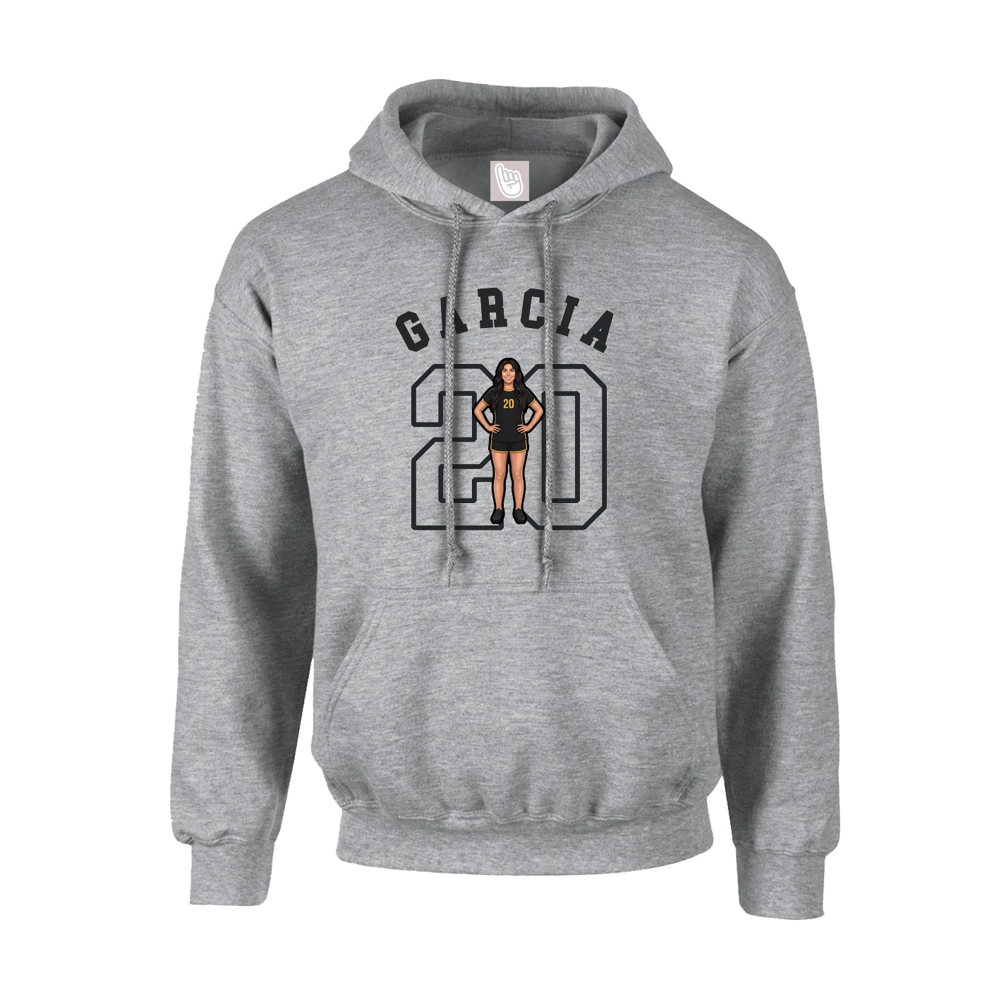 Youth Hoodie — Shirsey Arch in Grey
