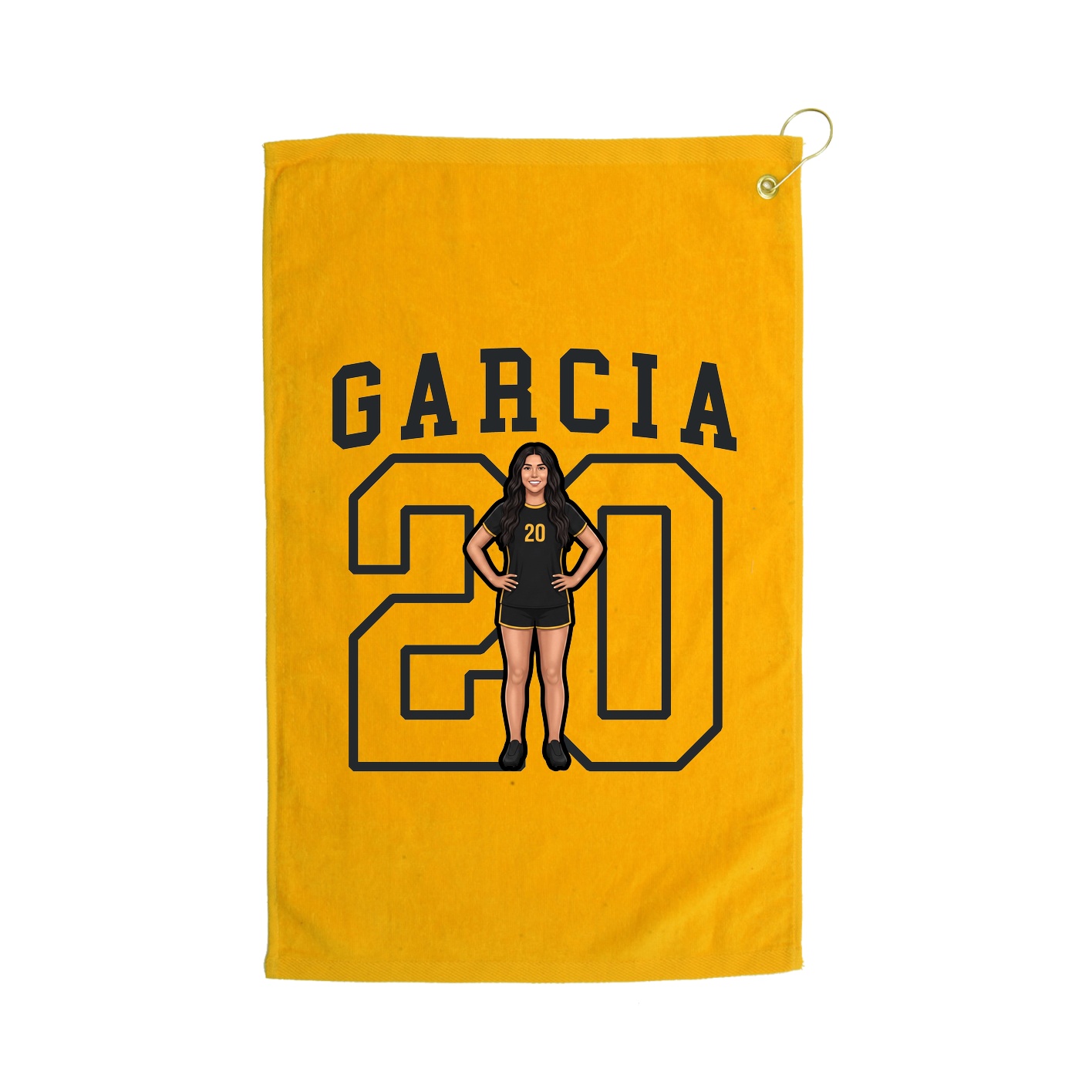 Golf Towel — Shirsey in Gold