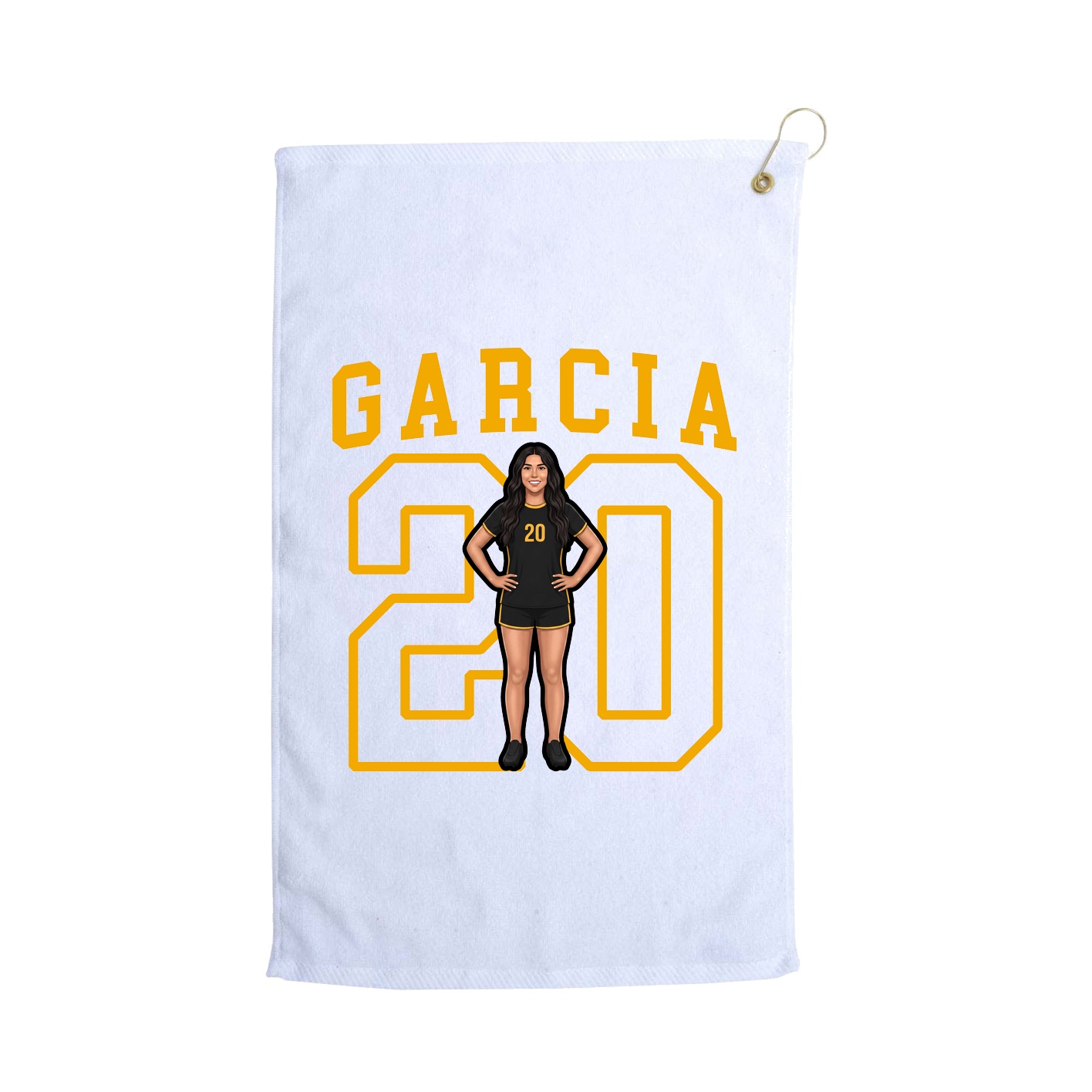Golf Towel — Shirsey in White