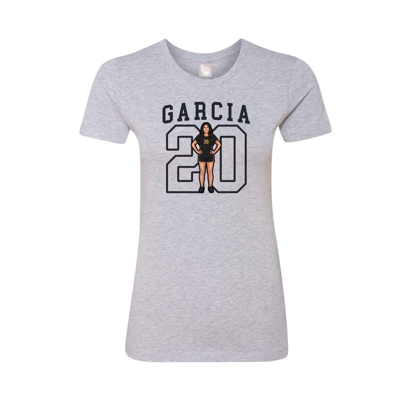 Womens Tee — Shirsey in Grey