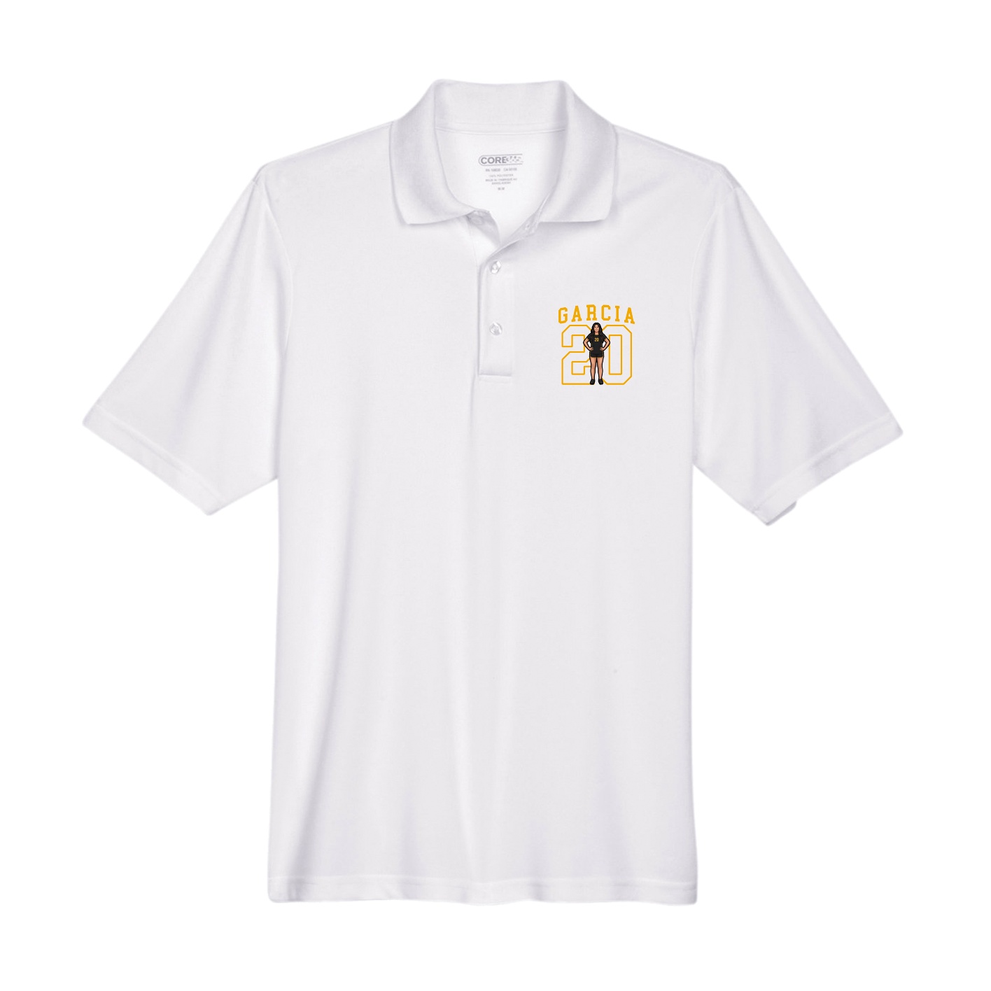 Performance Polo — Shirsey in White