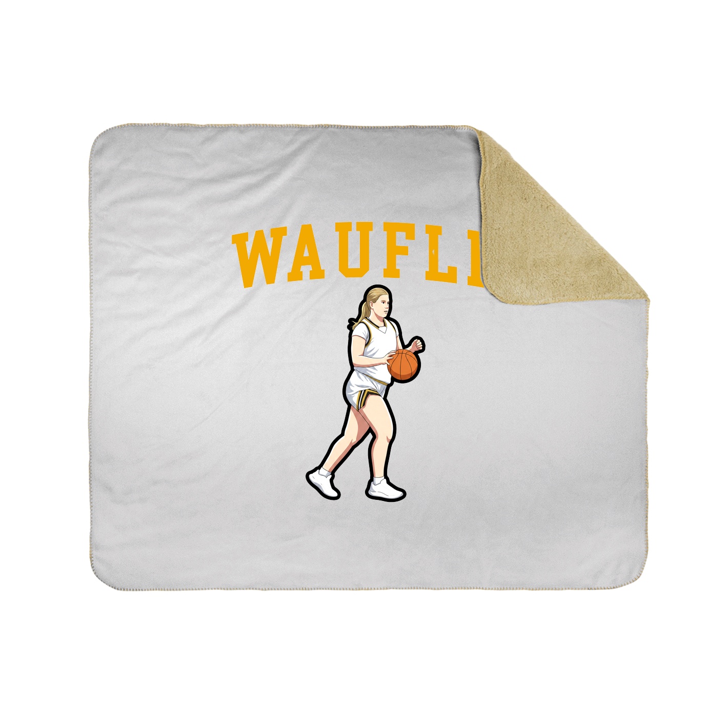 50x60 Sherpa Lined Throw Blanket