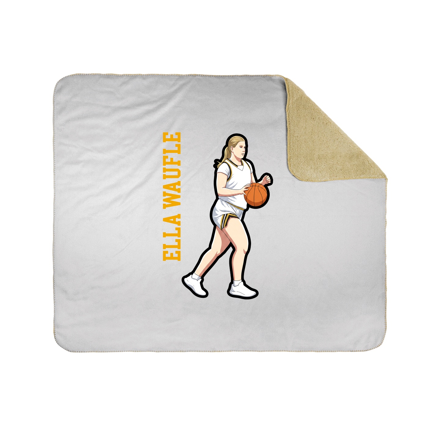 50x60 Sherpa Lined Throw Blanket