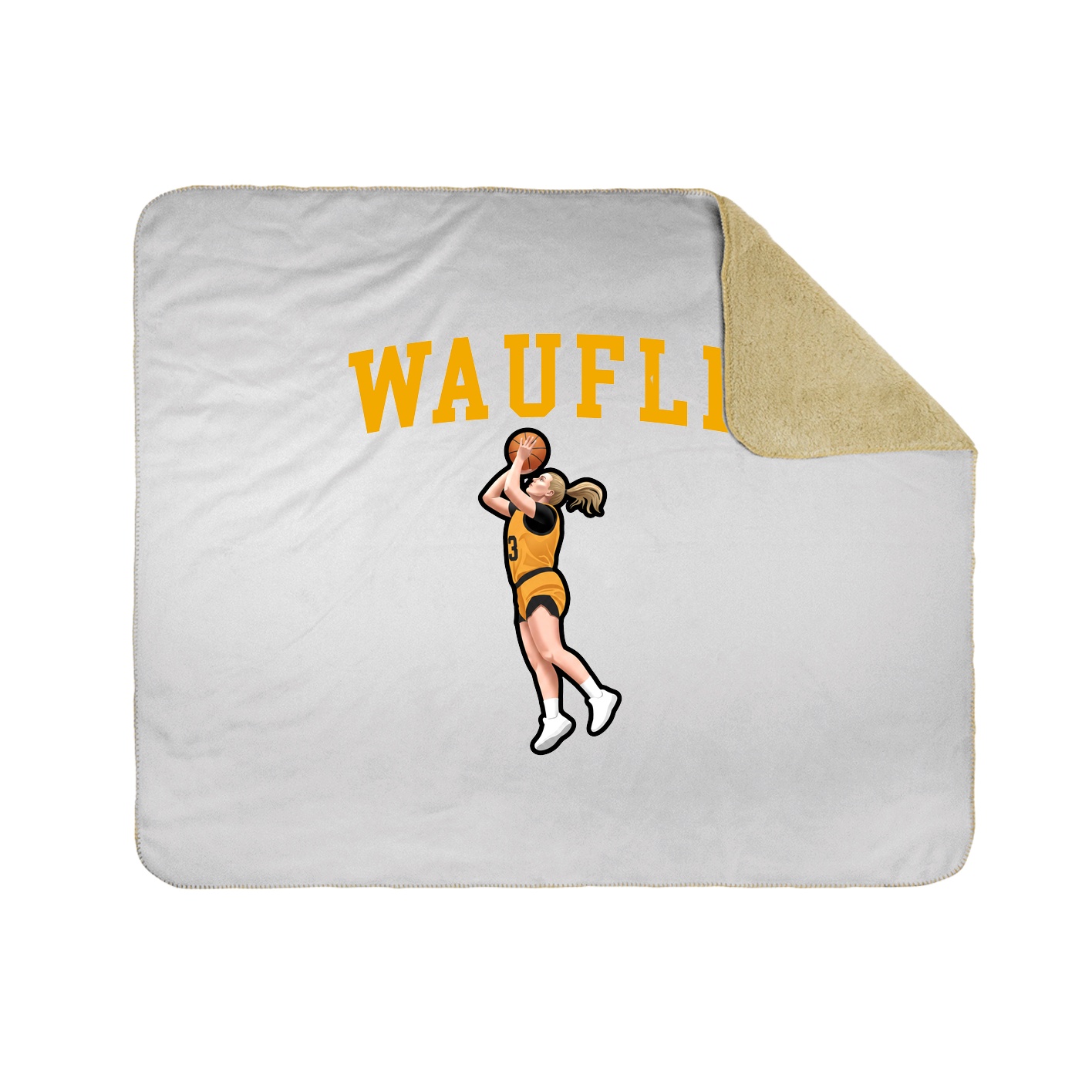 50x60 Sherpa Lined Throw Blanket