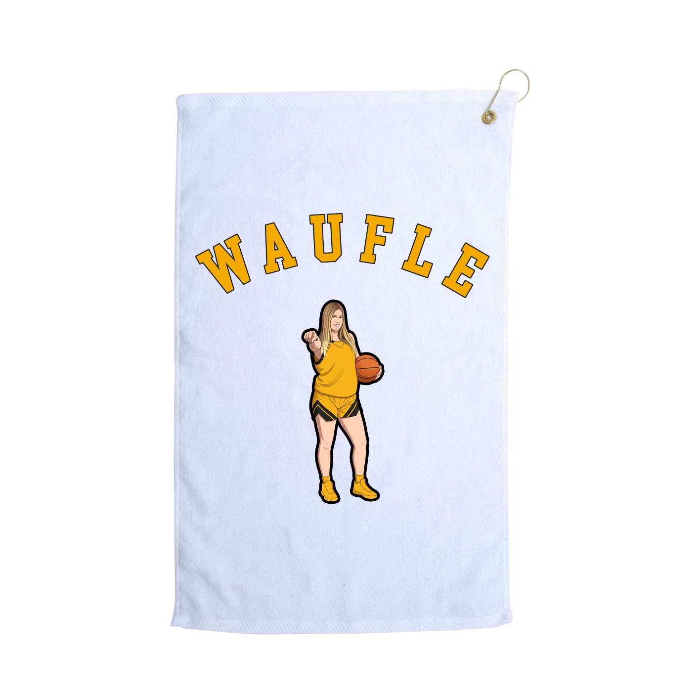 Golf Towel — Shirsey Arch in White