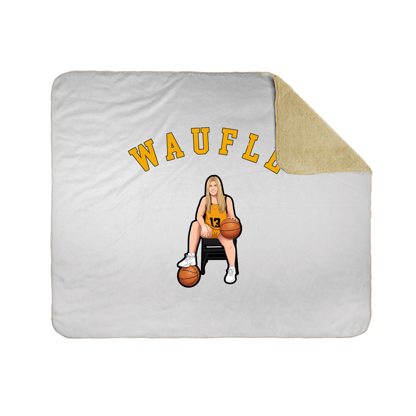 50x60 Sherpa Lined Throw Blanket