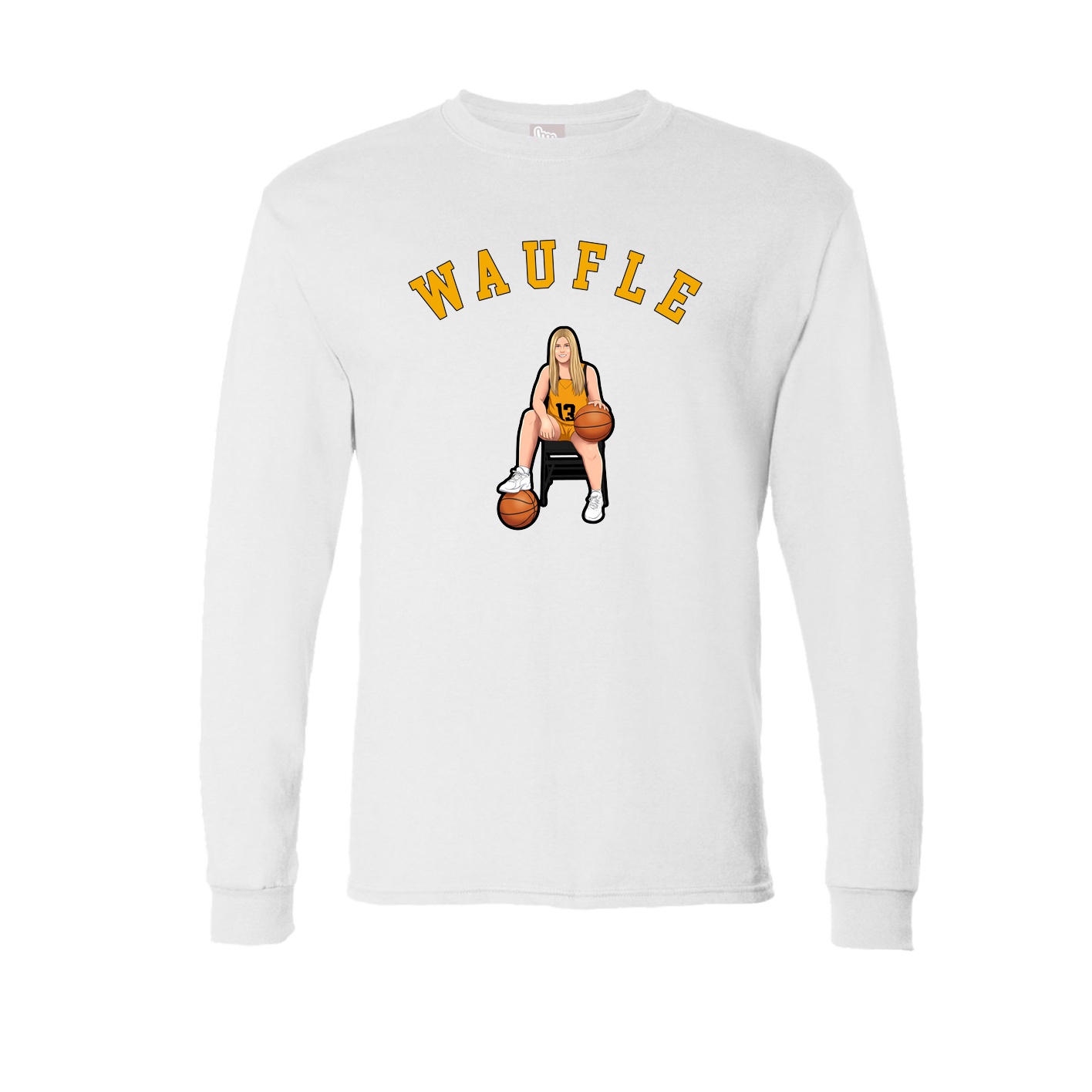 Long Sleeve Tee — Shirsey Arch in White