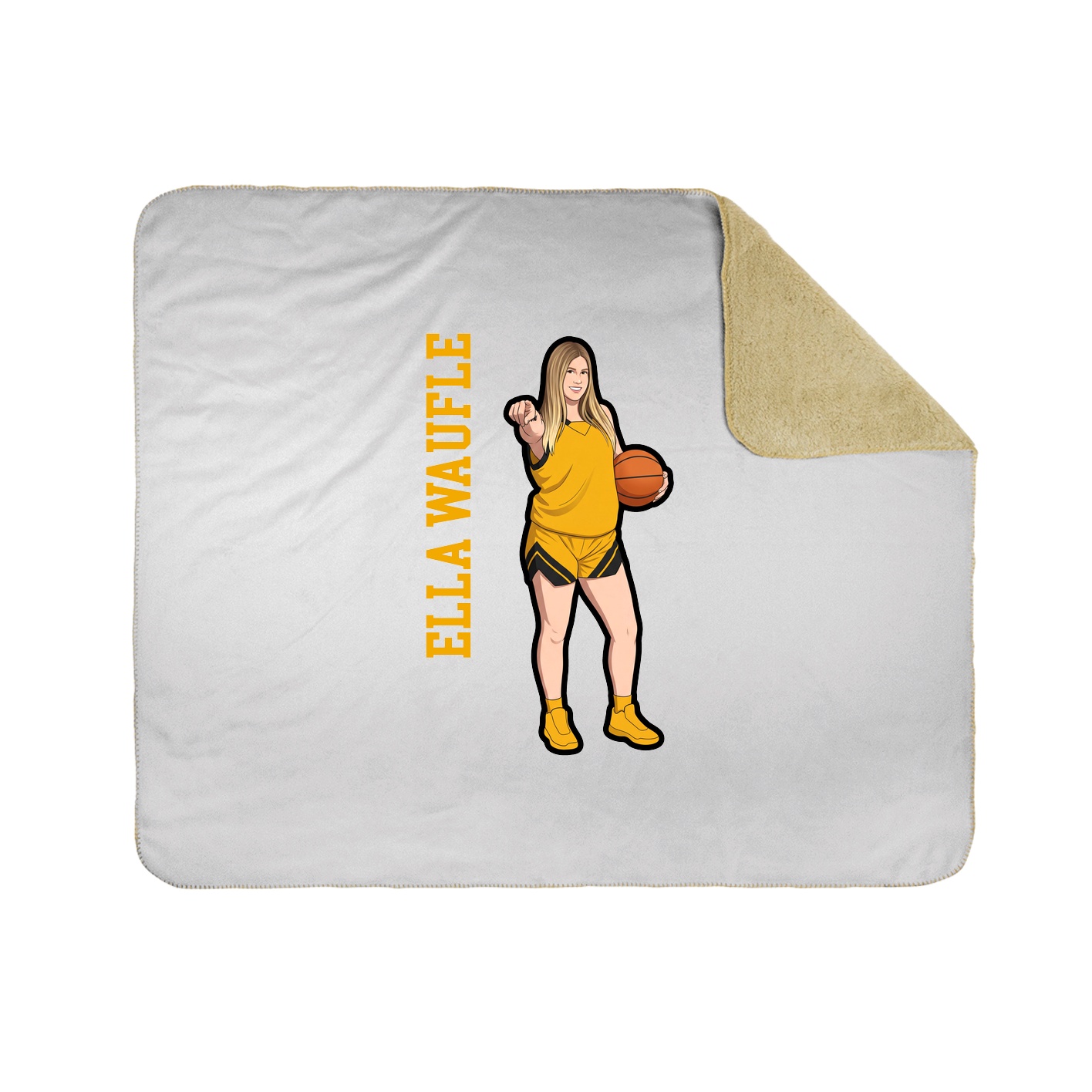 50x60 Sherpa Lined Throw Blanket