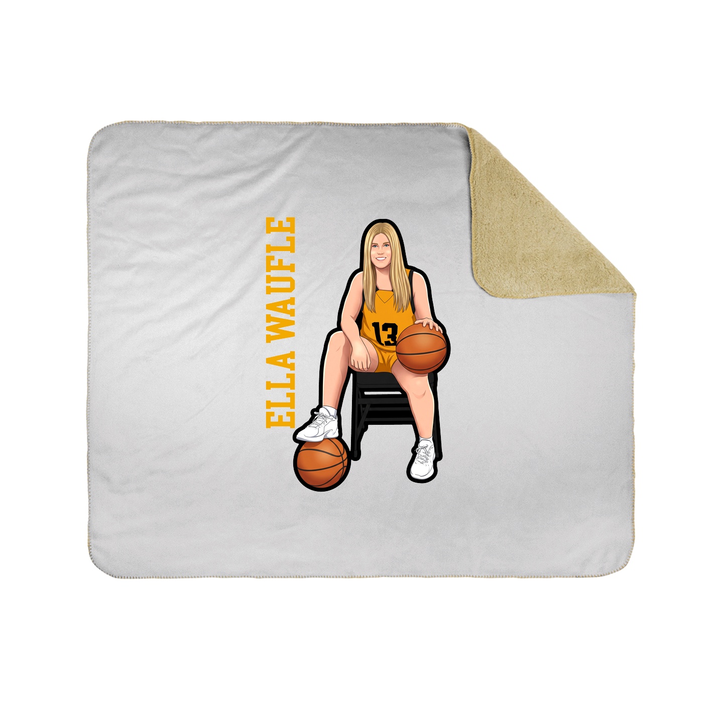 50x60 Sherpa Lined Throw Blanket