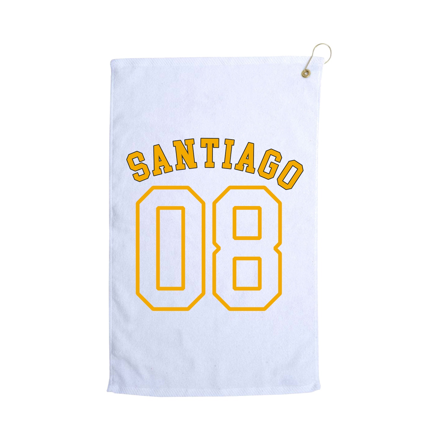 Golf Towel — Shirsey Arch in White