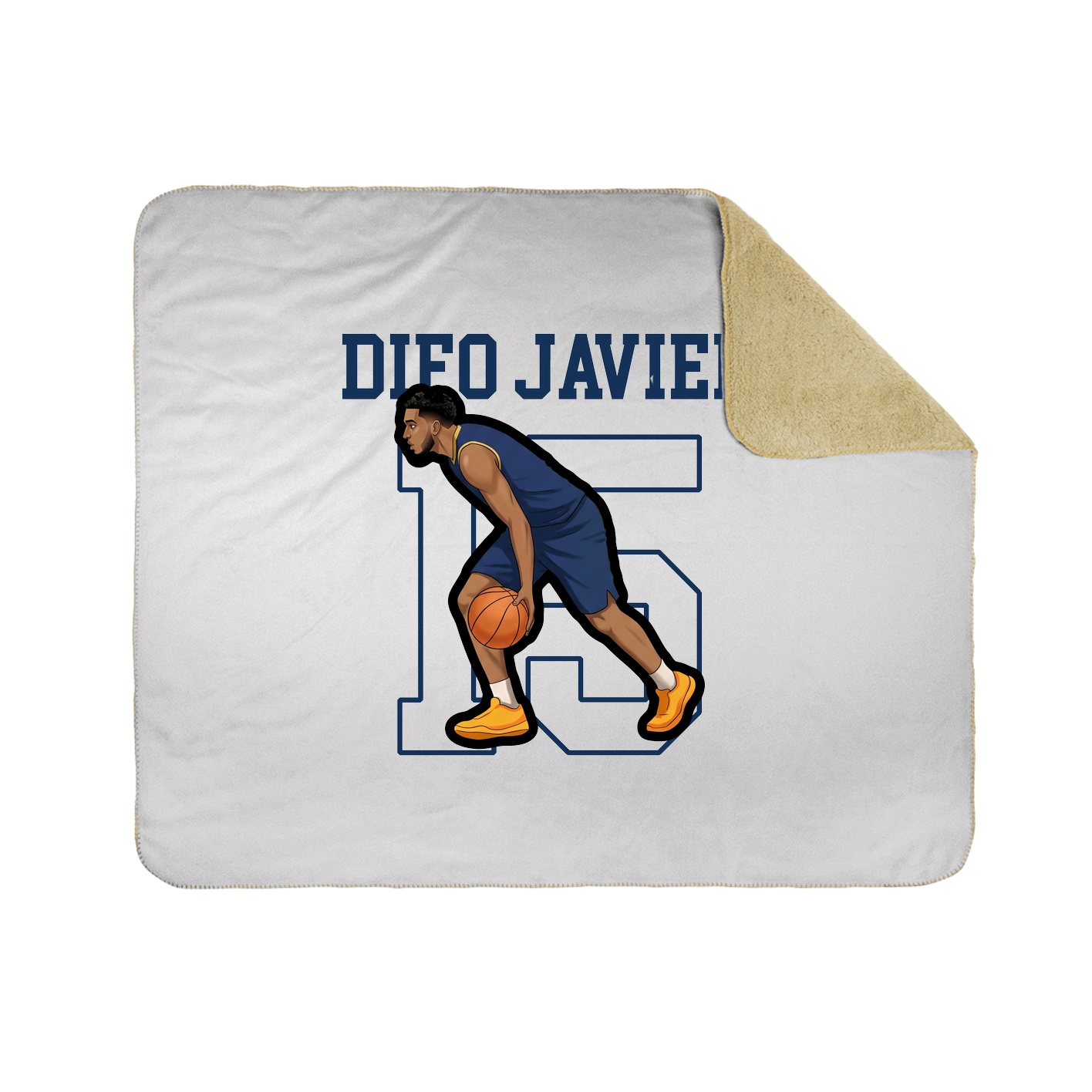 50x60 Sherpa Lined Throw Blanket