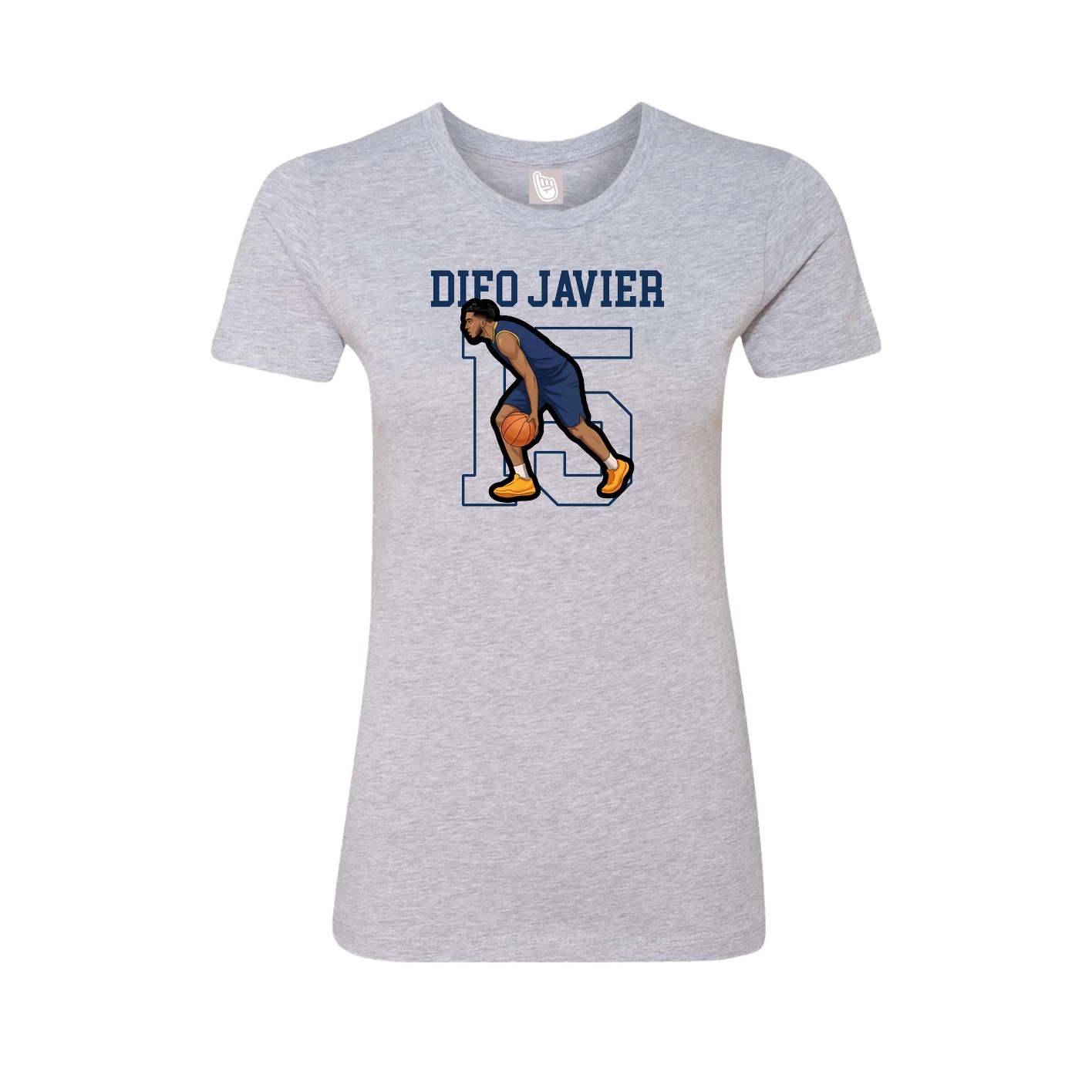Fitted Women's Tee — Shirsey in Grey