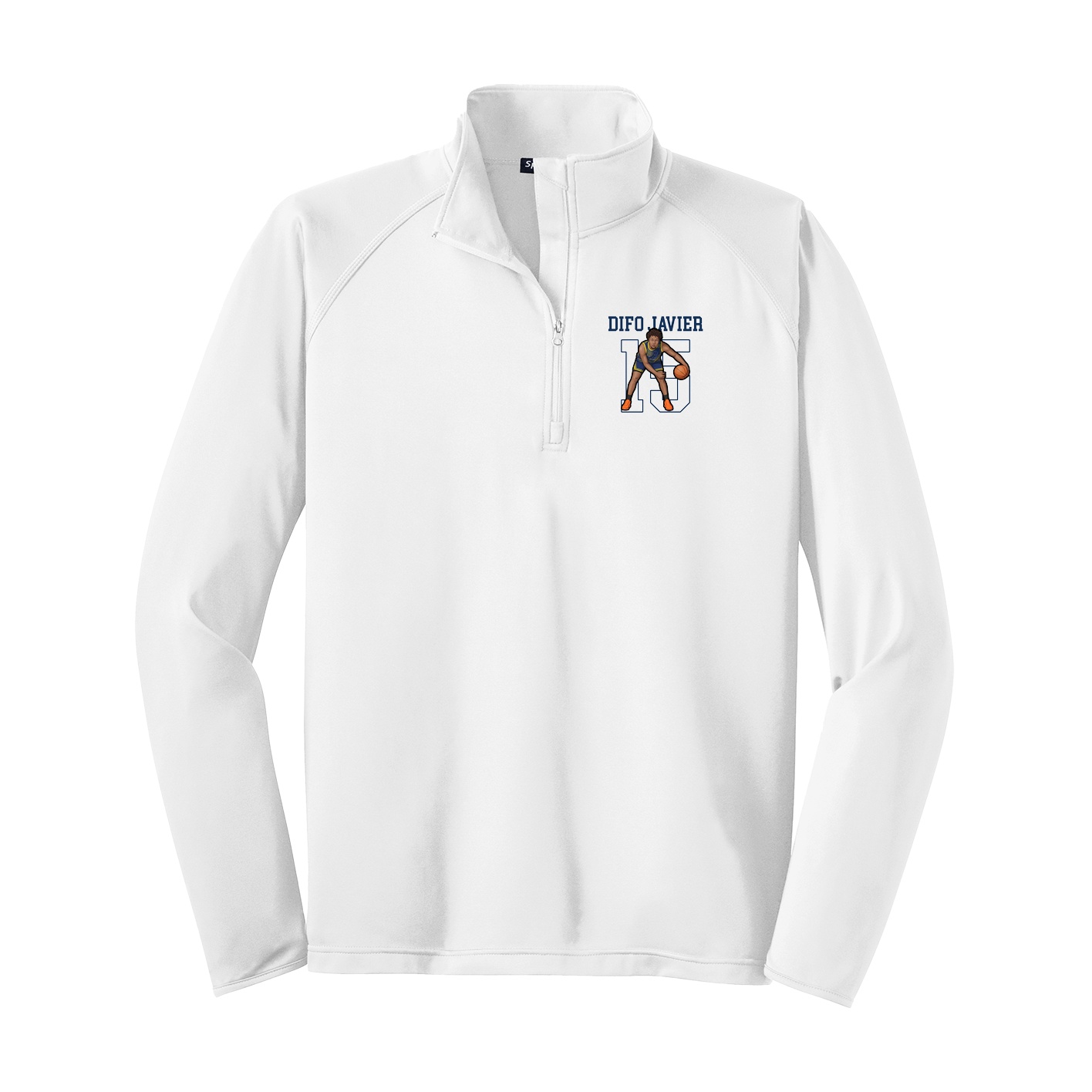 Q-Zip Pullover — Shirsey in White