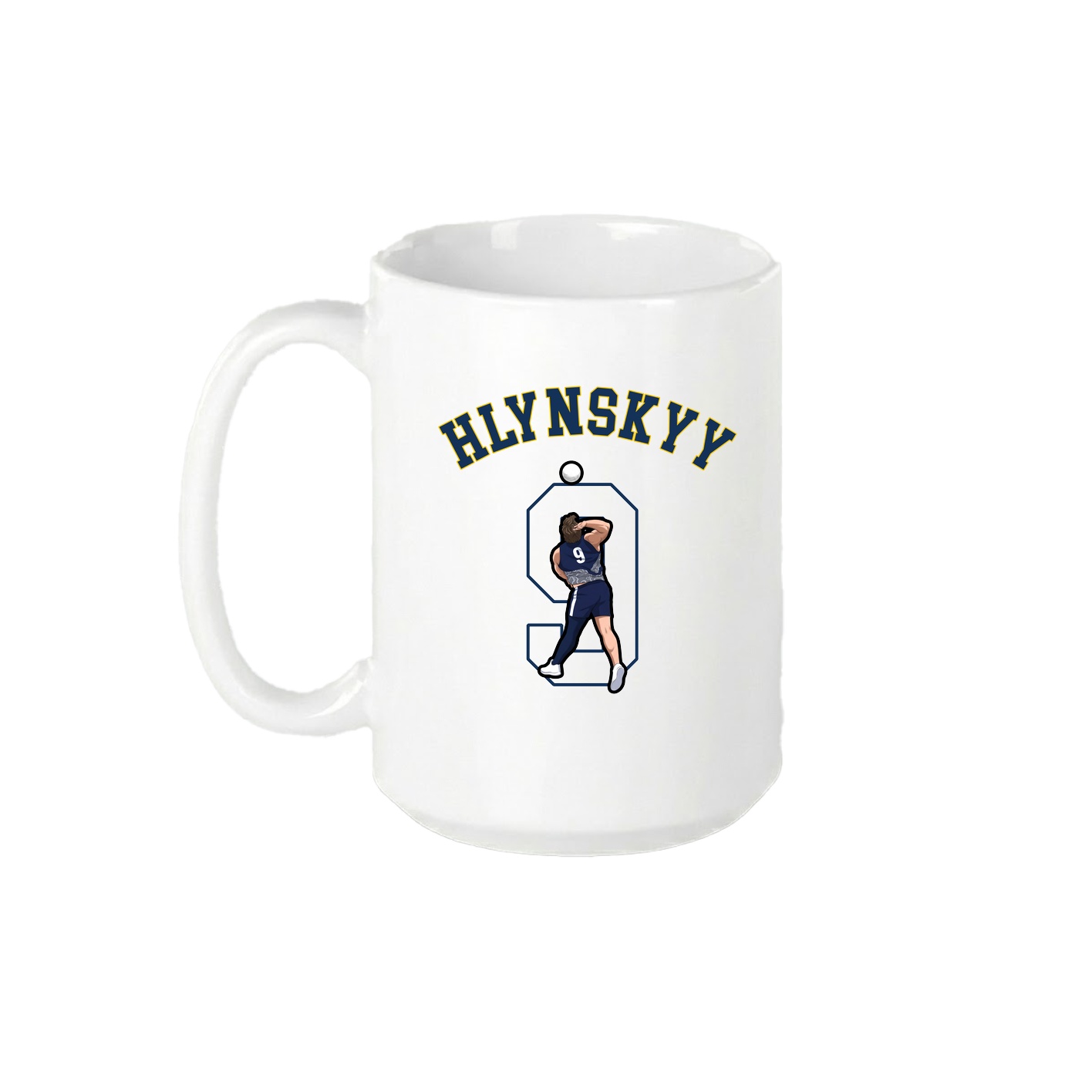 15oz Coffee Mug — Shirsey Arch in White