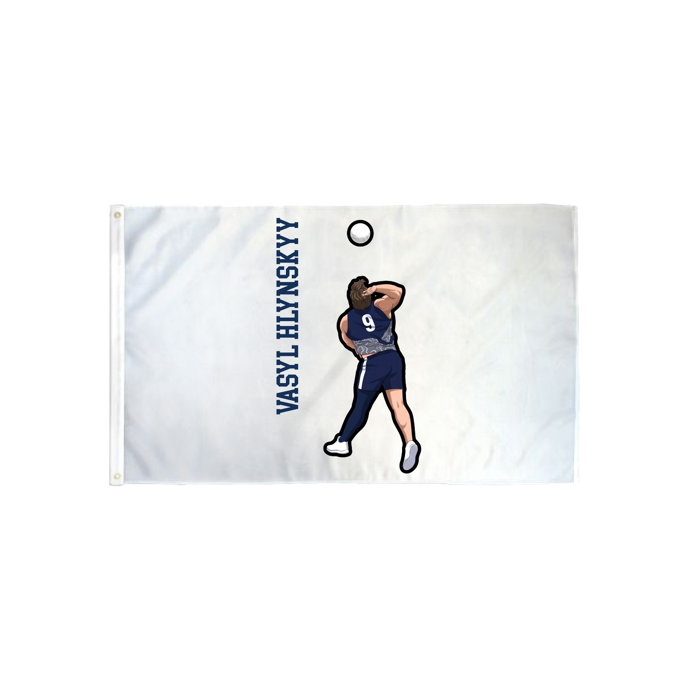 3x5 Flag — Name Vertical in Classic