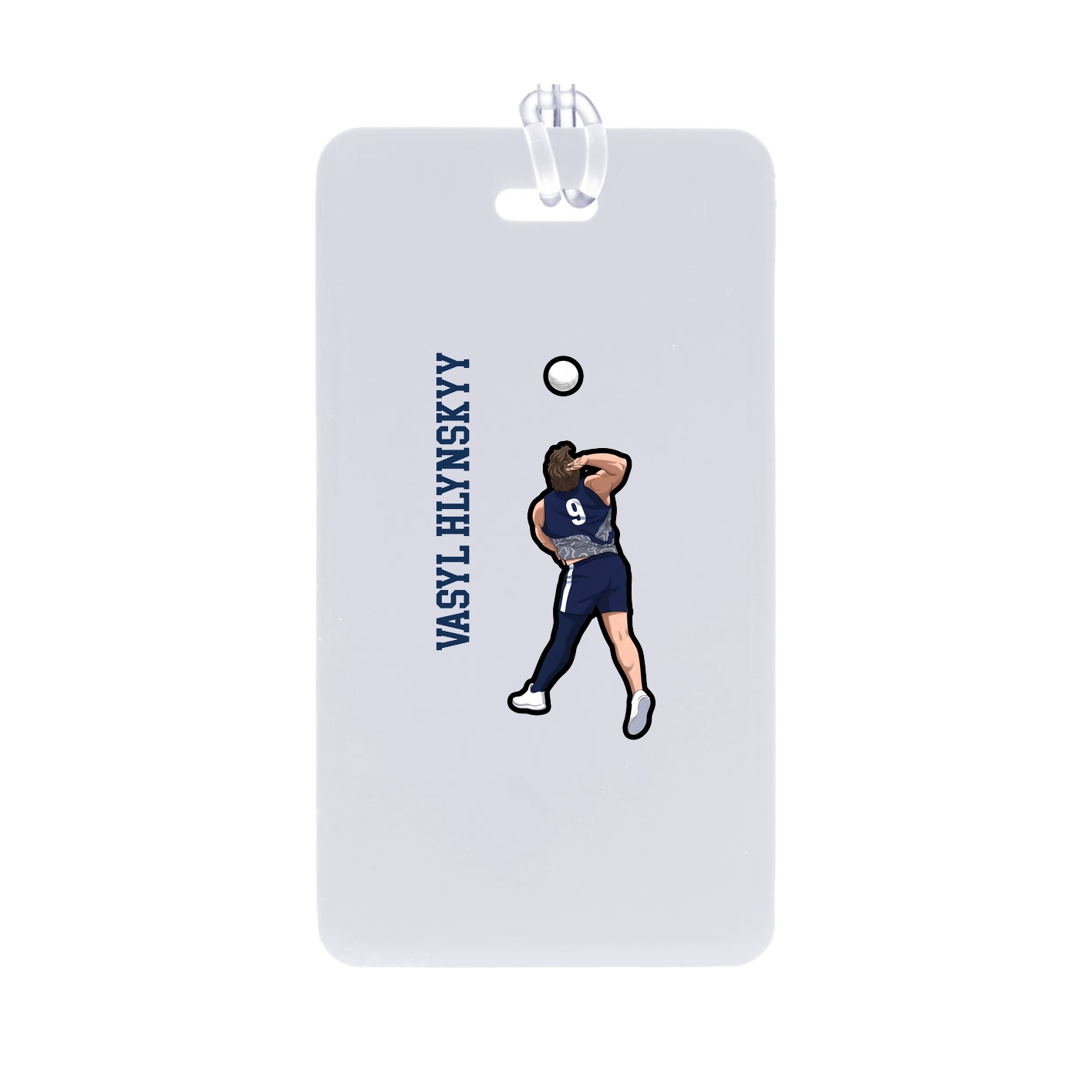 Bag Tag — Name Vertical in Classic