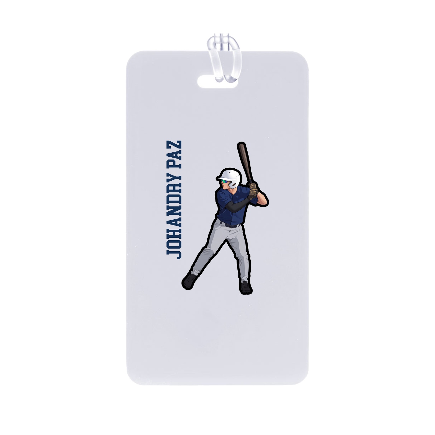 Bag Tag — Name Vertical in Classic