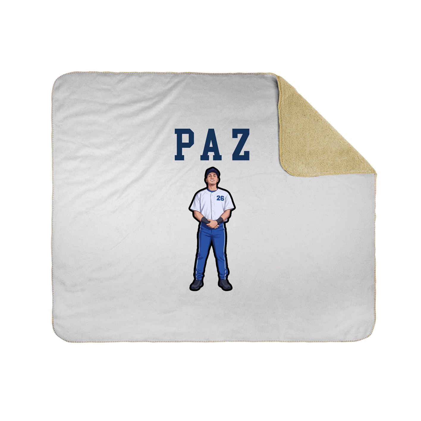 Throw Blanket — Shirsey in White