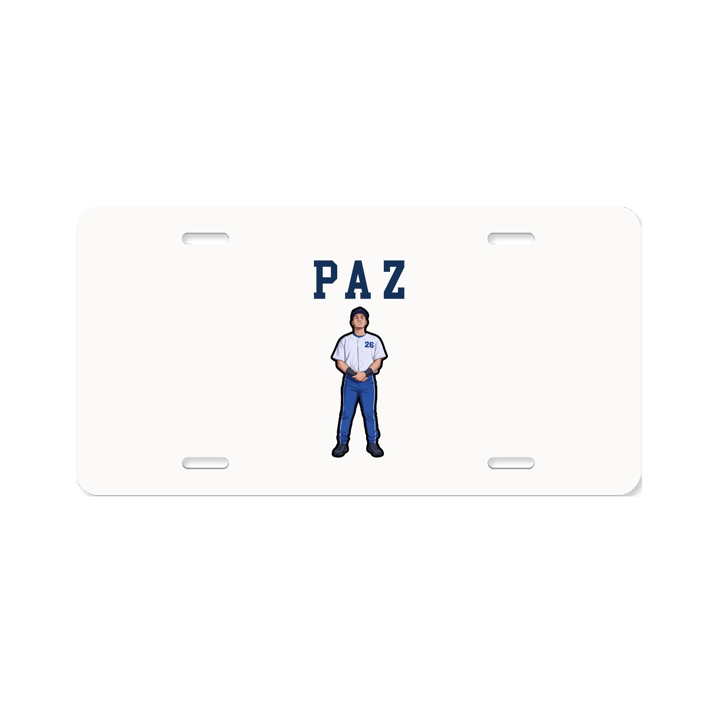 License Plate — Shirsey in Classic
