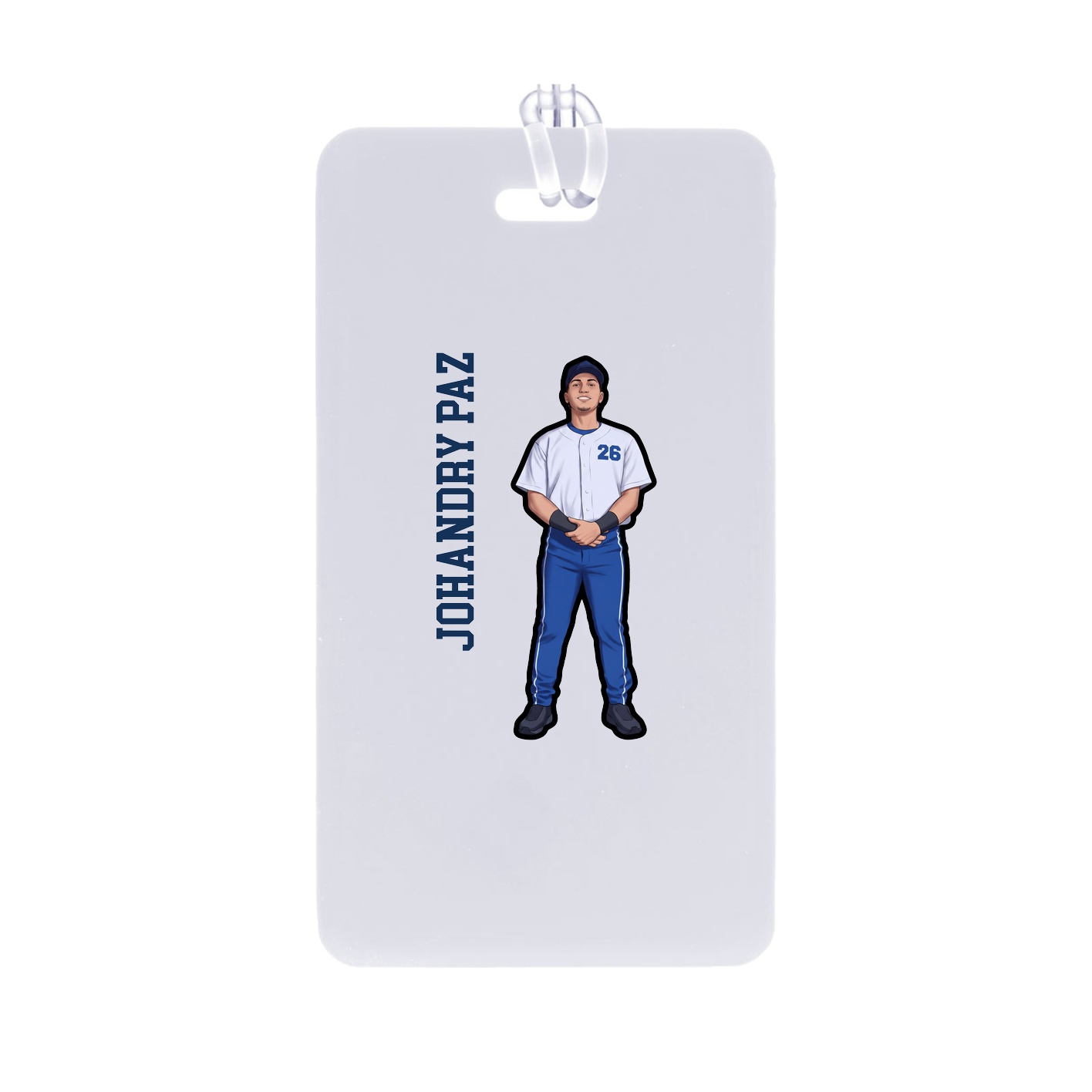 Bag Tag — Name Vertical in Classic