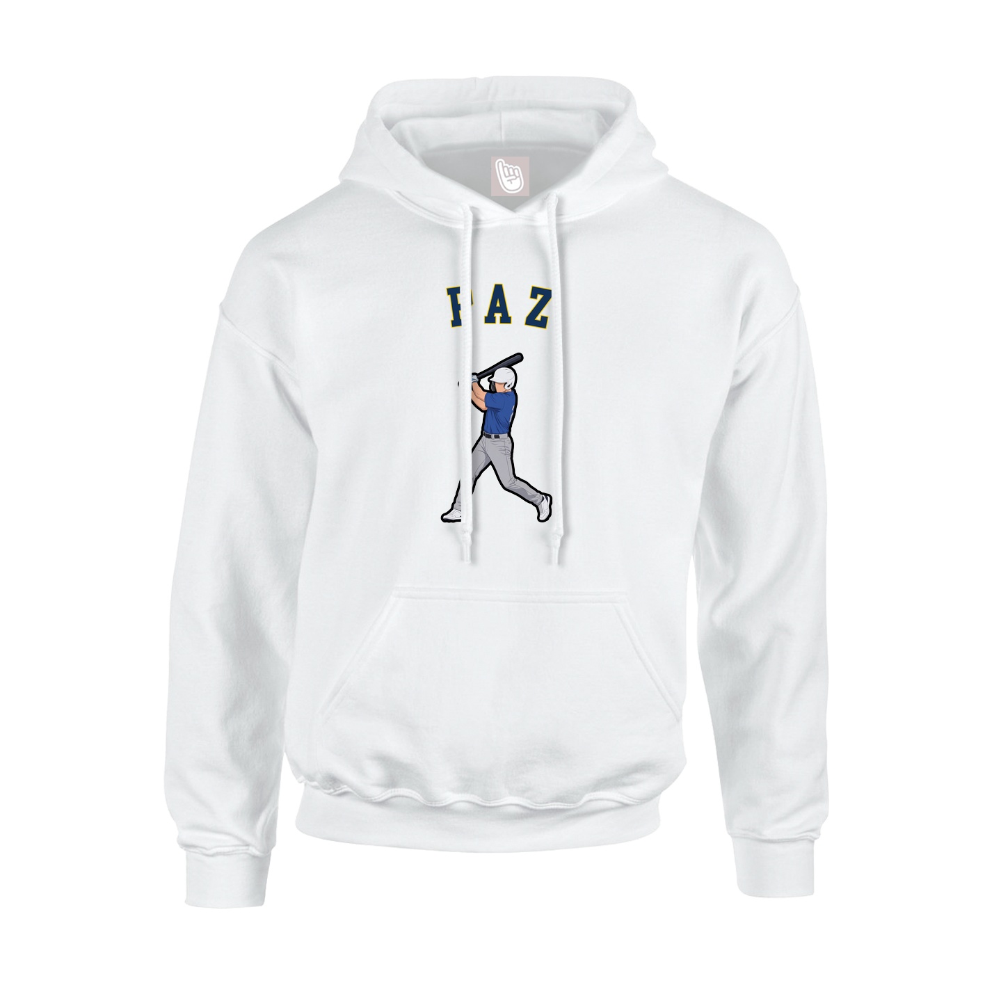 Youth Hoodie — Shirsey Arch in White