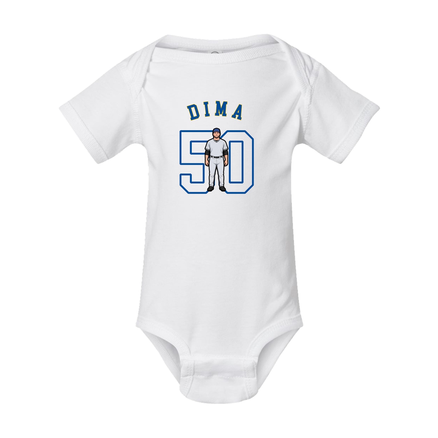 Baby Onesie — Shirsey Arch in White