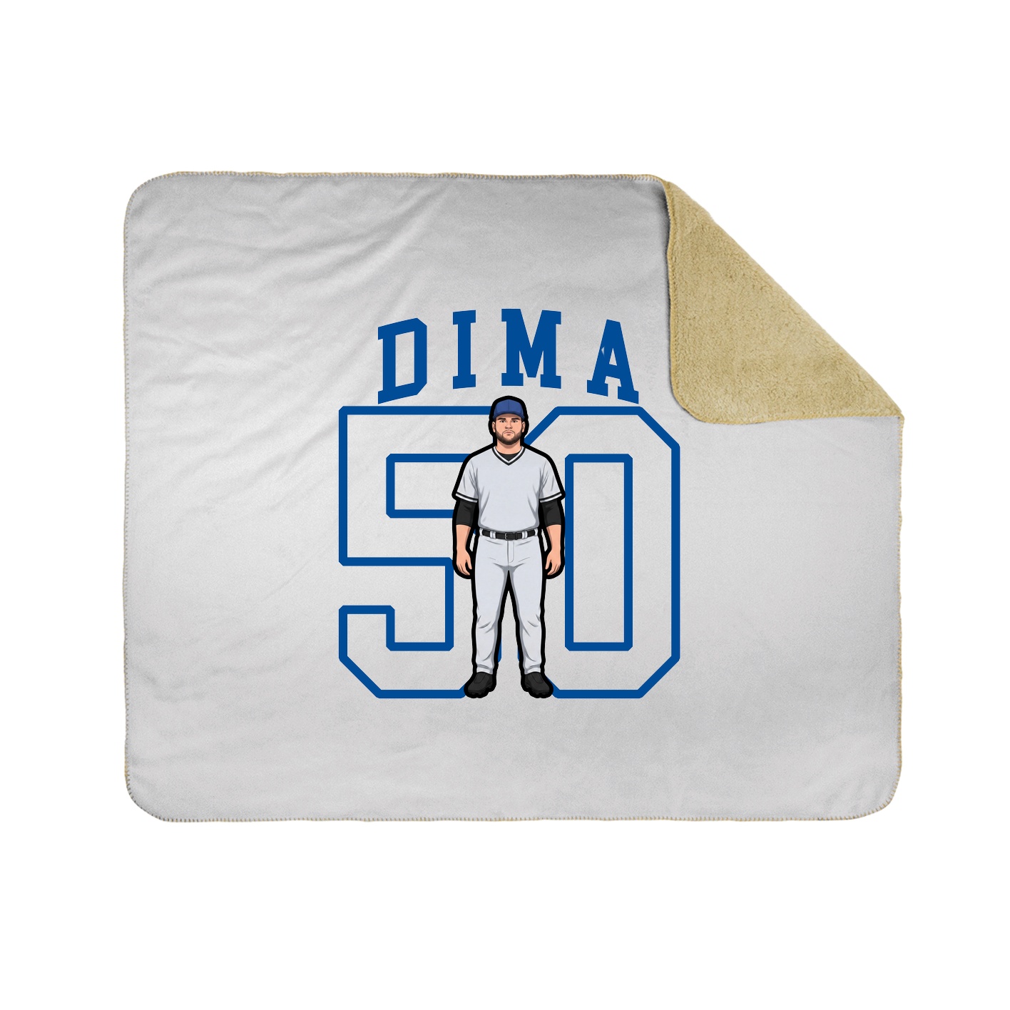 Throw Blanket — Shirsey in White