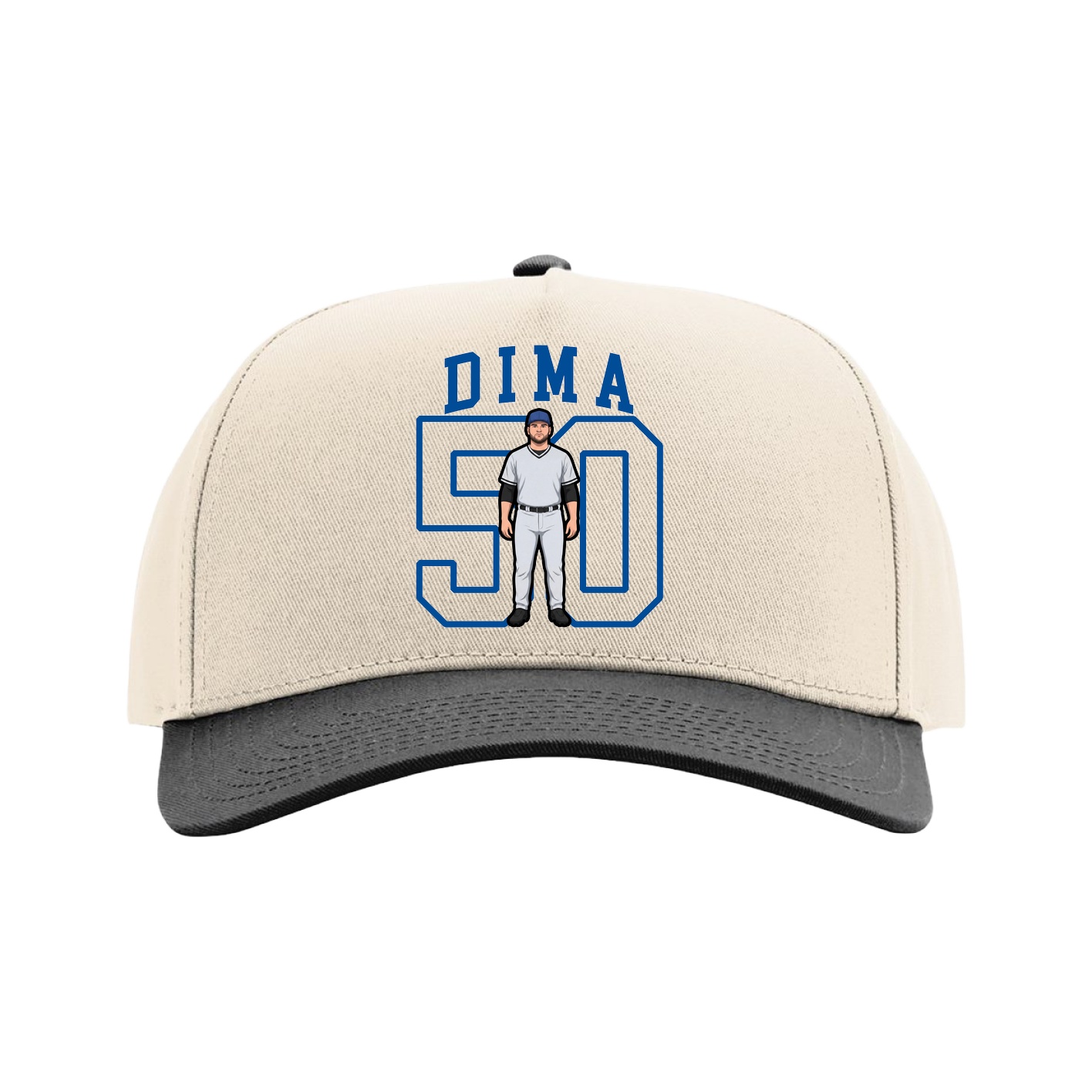 Full Fabric Five-Panel Champ Cap
