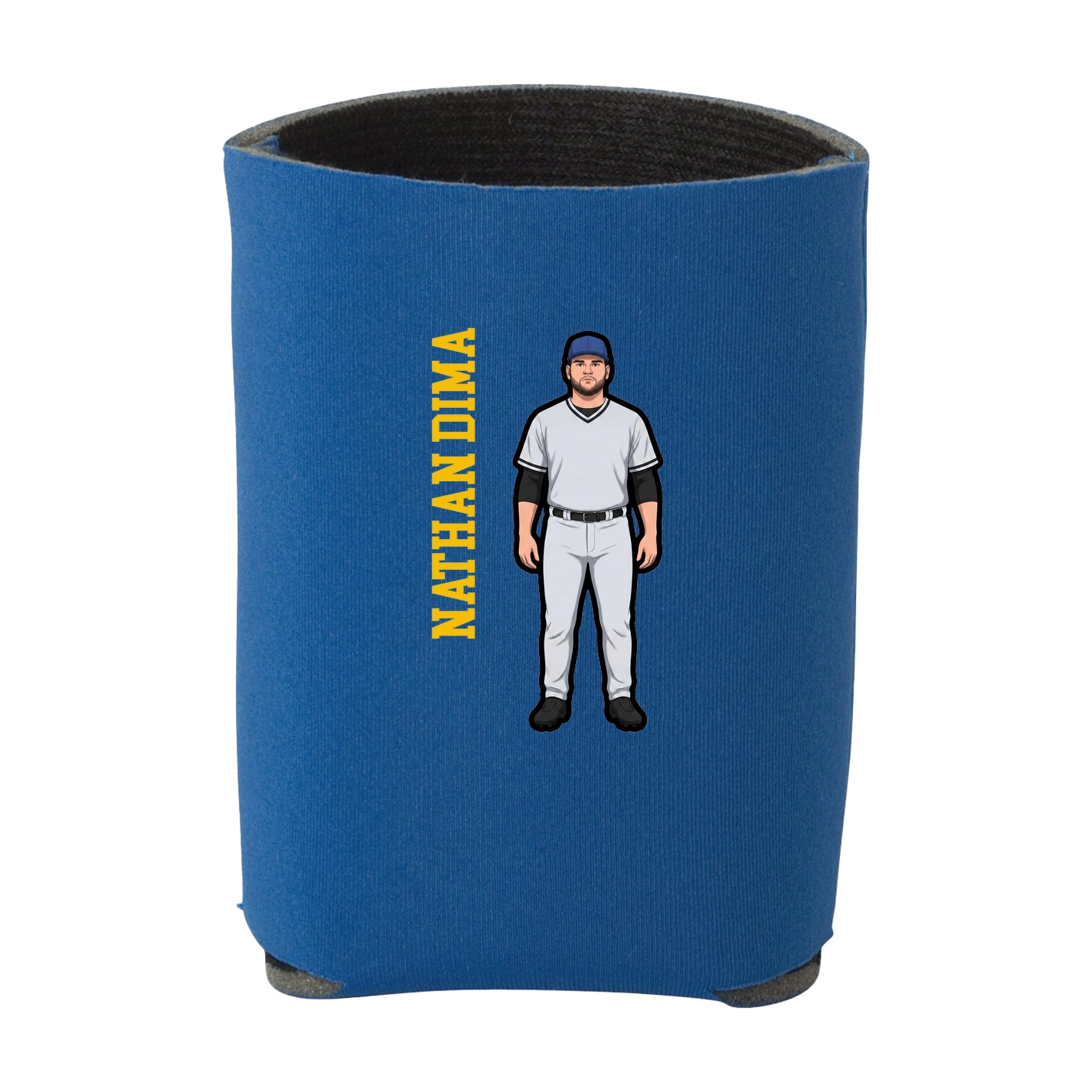 Can Holder — Name Vertical in Royal