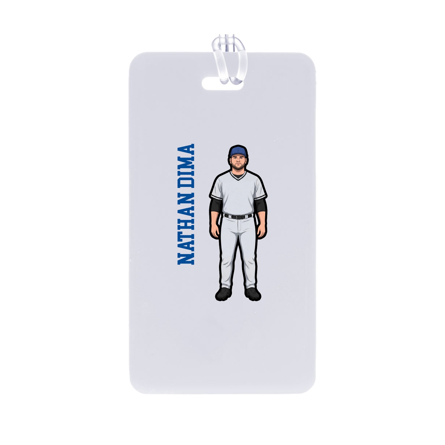 Bag Tag — Name Vertical in Classic