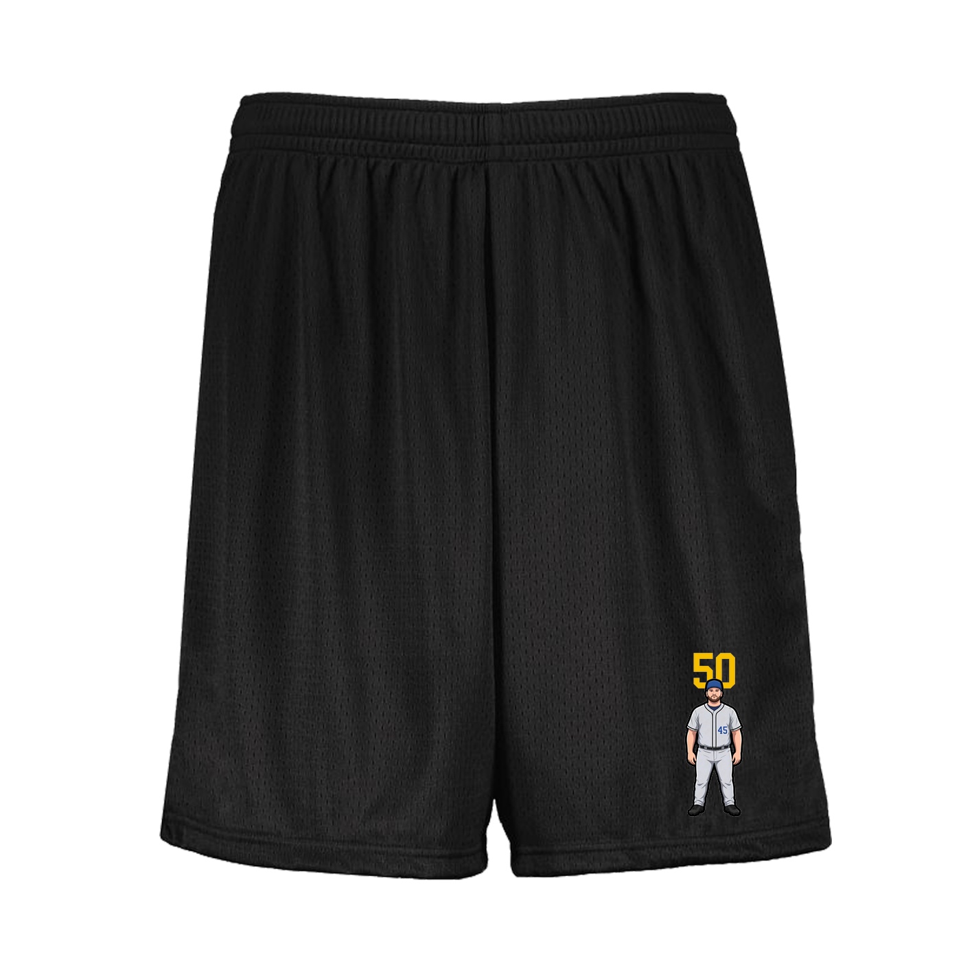 Shorts — Number Top in Black